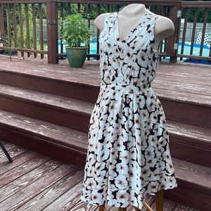 Banana Republic Size 2 Gorgeous Dress / Side Zip / lined/ Flowy